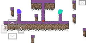 the player character is walking through the perpendicular dimension; there is a long path with 3 paths perpendicular to it